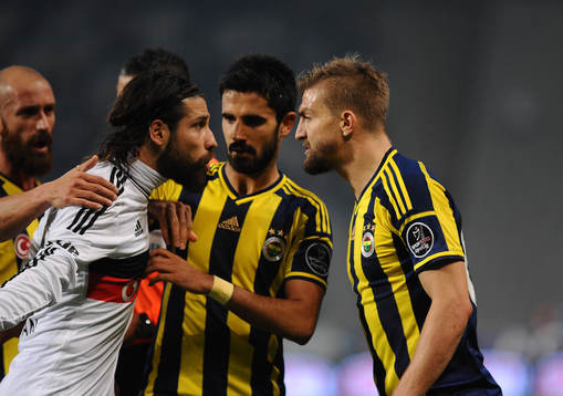 Turkey super league derby match between Besiktas and