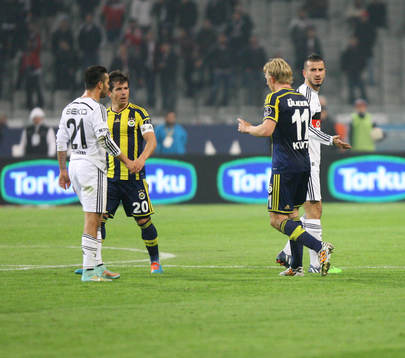 Turkey super league derby match between Besiktas and
