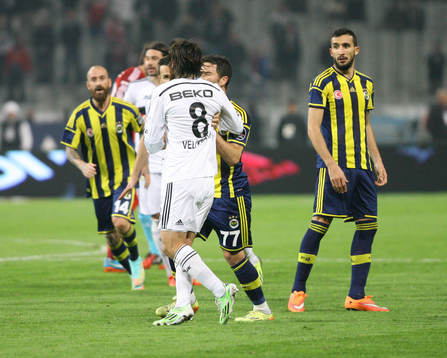Turkey super league derby match between Besiktas and
