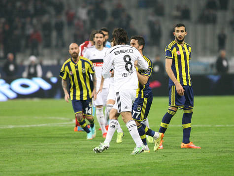 Turkey super league derby match between Besiktas and