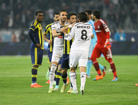 Turkey super league derby match between Besiktas and