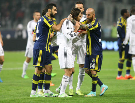 Turkey super league derby match between Besiktas and