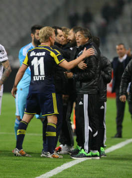 Turkey super league derby match between Besiktas and