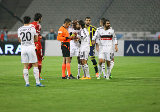 Turkey super league derby match between Besiktas and