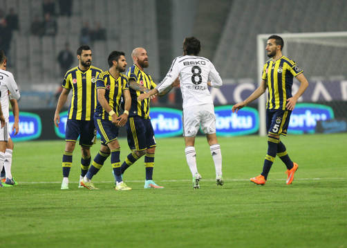 Turkey super league derby match between Besiktas and