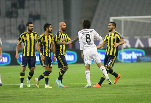 Turkey super league derby match between Besiktas and