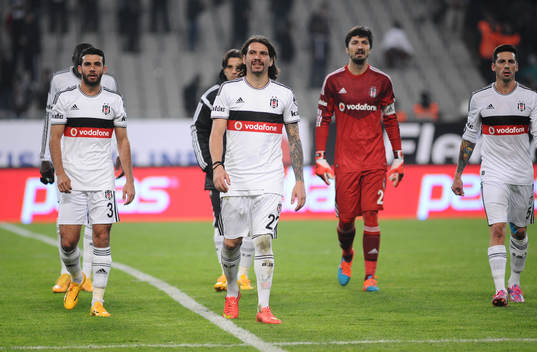 Turkey super league derby match between Besiktas and