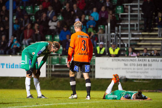 Ljungskiles David Johannesson och Jonas Lindberg deppar