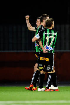 GAIS spelare jublar