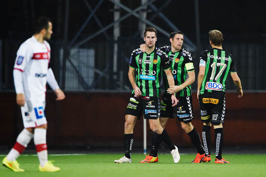 GAIS spelare jublar