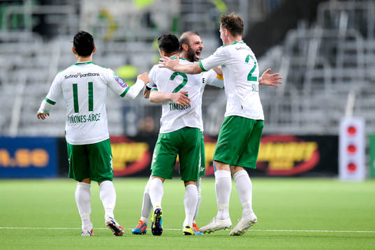 Hammarbys Kennedy Bakircioglu  jublar