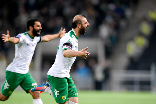 Hammarbys Kennedy Bakircioglu  jublar