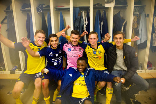 Ängelholms Eric Pothast , Otthman El Kabir, målvakt Matt