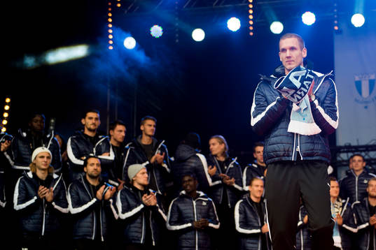 Malmö FFs målvakt Robin Olsen när Malmö FF och