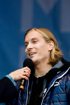 Malmö FFs Markus Halsti när Malmö FF och Rosengård