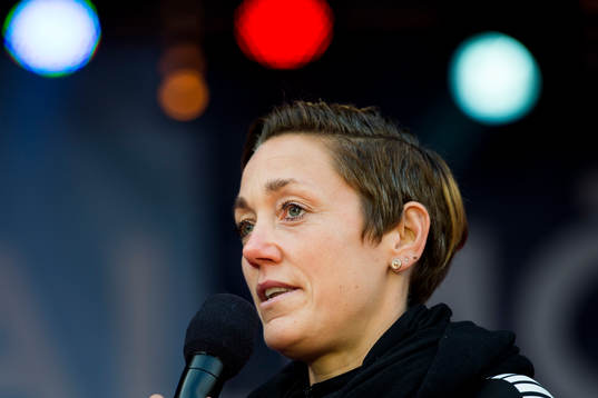 Rosengårds Therese Sjögran när Malmö FF och Rosengård