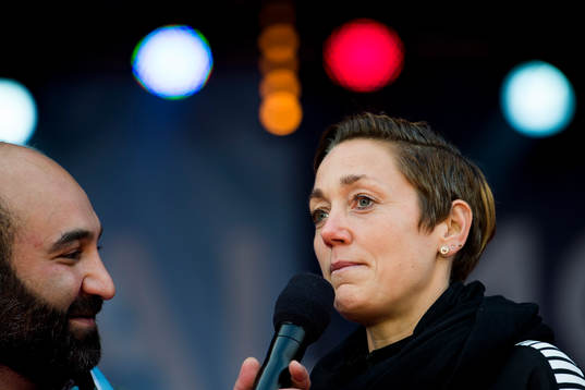 Rosengårds Therese Sjögran när Malmö FF och Rosengård