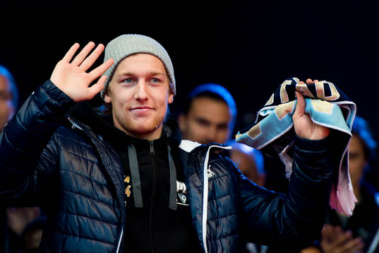 Malmö FFs Emil Forsberg när Malmö FF och Rosengård