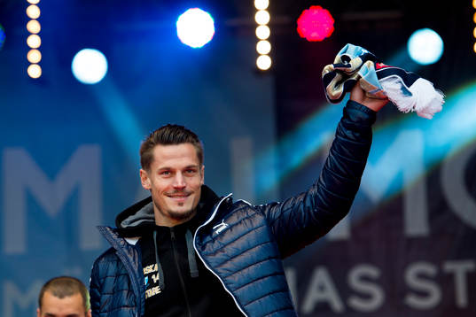 Malmö FFs Markus Rosenberg när Malmö FF och Rosengård