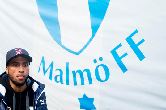 Malmö FFs Isaac Kiese Thelin när Malmö FF och Rosengård