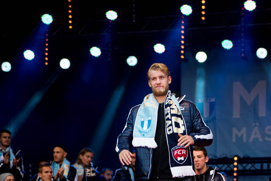 Malmö FFs Filip Helander när Malmö FF och Rosengård
