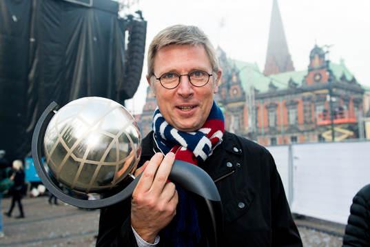 Rosengårds VD Klas Tjebbes med Kronprinsessan Victorias