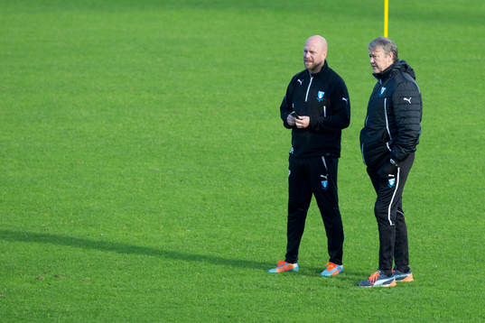 Malmö FFs assisterande tränare Olof Persson och tränare