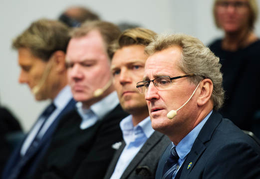 Håkan Ericson, förbundskapten U21, Karl-Erik Nilsson,