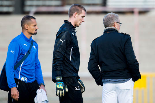 Malmö FFs naprapat Wilner Registre, målvakt Robin Olsen