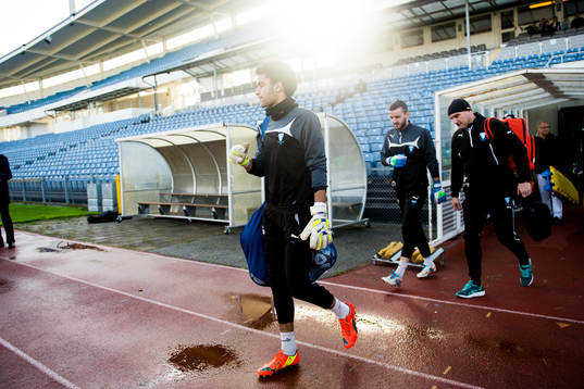 Malmö FFs målvakt Sixten Mohlin och målvakt Zlatan