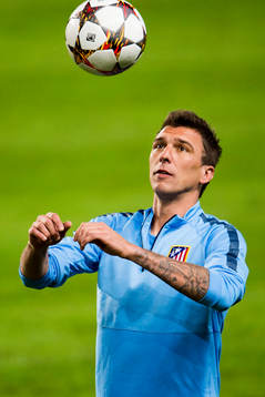 Atlético Madrids Mario Mandzukic
