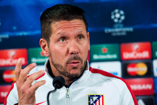 Atletico Madrids tränare Diego Simeone