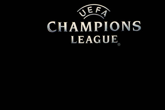 Champions League skylt
