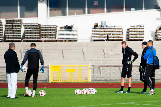 Malmö FFs läkare Pär Herbertsson, målvakt Zlatan