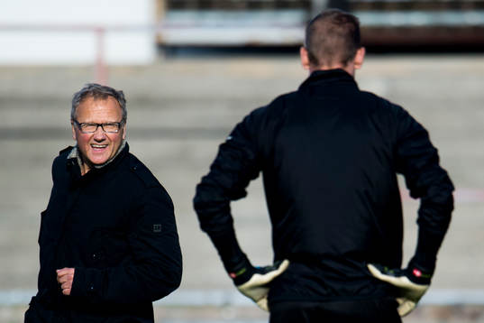 Malmö FFs läkare Pär Herbertsson och målvakt Robin Olsen