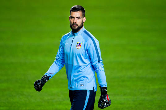 Atletico Madrids målvakt Miguel Angel Moya