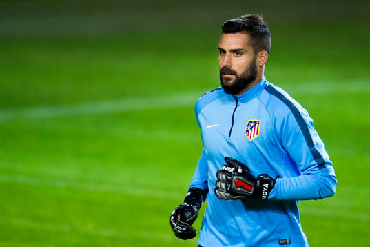 Atletico Madrids målvakt Miguel Angel Moya