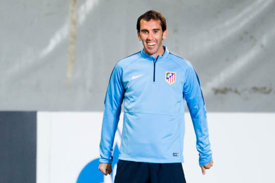 Atletico Madrids Diego Godin