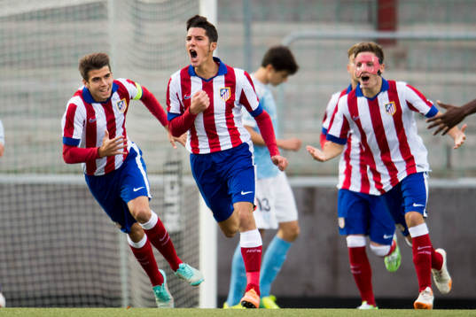 Atlético Madrids Antonio Morente Olivia Jose (m) jublar