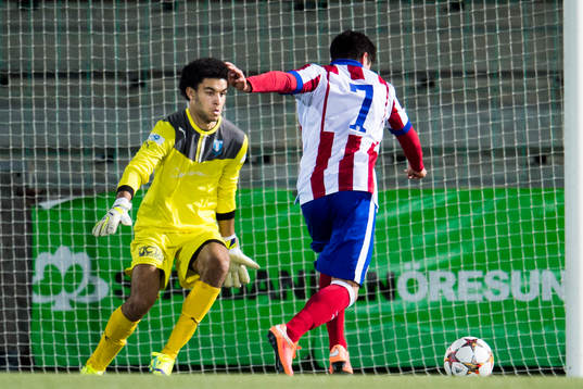 Atlético Madrids Diego Gama Garcia gör avgörande 1-2