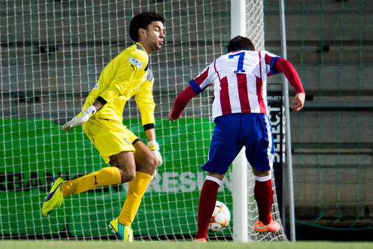 Atlético Madrids Diego Gama Garcia gör avgörande 1-2