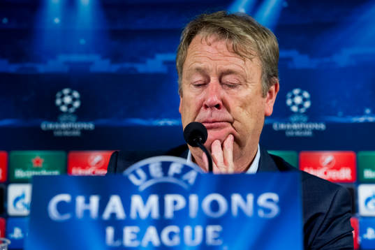 s tränare Åge Hareide deppar