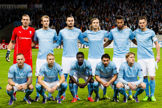 s startelva, övre raden från vänster, målvakt Robin