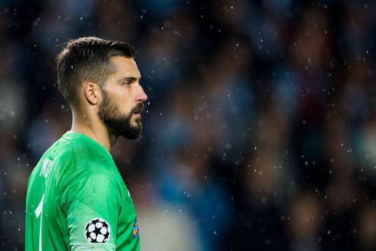 Atletico Madrids målvakt Miguel Angel Moya