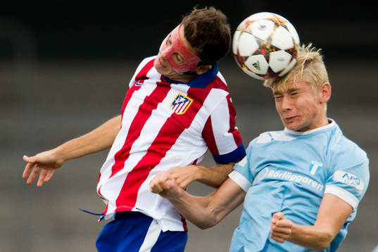 Atlético Madrids Federico Prieto Mantejano i nickduell med
