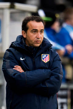 Atlético Madrids tränare Armando De La Morena