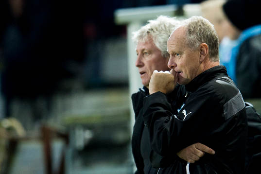Malmö FFs tränare Anders Palmér och tränare Tore Cervin