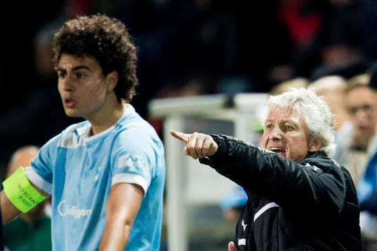 Malmö FFs Deniz Hummet och tränare Tore Cervin