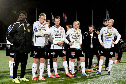 Mjällbys spelare deppar