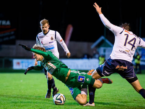 Ljungskiles Jakob Olsson faller